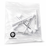 5870SL-BAGGED Bags of 70mm Bamboo Tees (Straight Line Print)