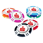 6959 Vegas Poker Chip Dome Markers 